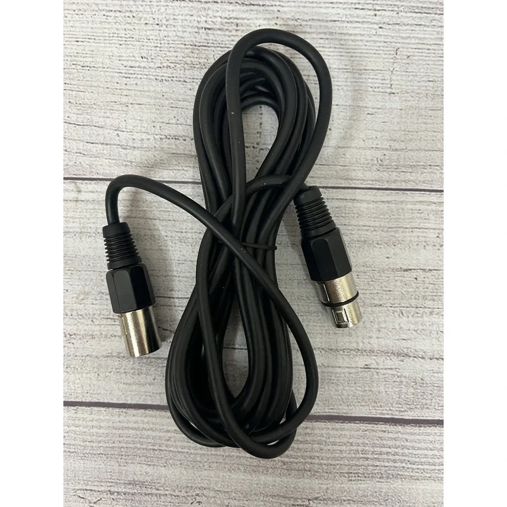 10Ft 10 Foot XLR 3-Pin Male to Female Microphone Audio Mic Shielded Cord Cable